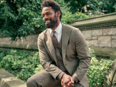 Regular Fit Khaki Bronze Two Button 3 Piece Suit